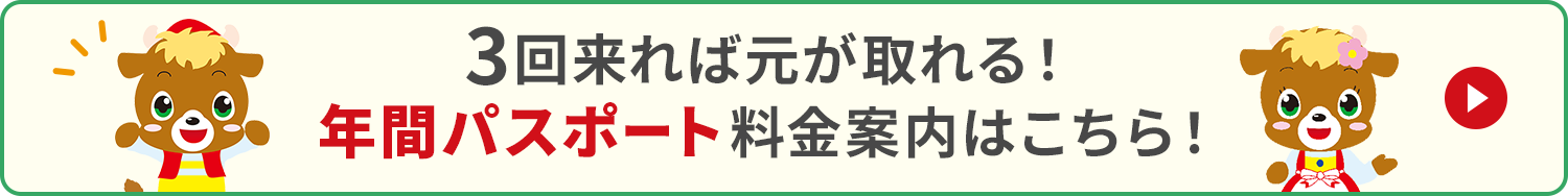3回来れば元が取れる！年間パスポート料金案内はこちら！